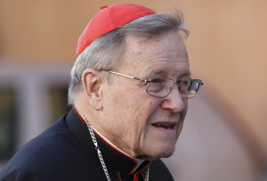 German Cardinal Kasper arrives for meeting of cardinals at Vatican