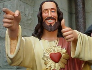 "Buddy Christ" from Kevin Smith's 1999 film "Dogma"
