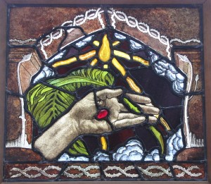 “The Hand of Christ/The Palm of Peace” by Akseli Gallen-Kallela, 1897 [Tarvaspää Gallen-Kallela Museum, Espoo, Finland]