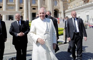 pope francis smiling