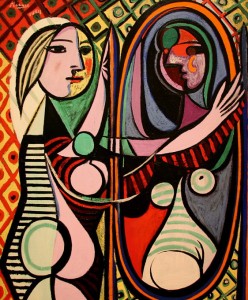 "Girl before a Mirror" by Pablo Picasso, 1932