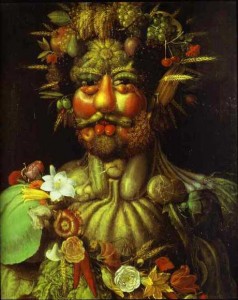 "Vertumnus" by Giuseppe Arcimboldo, 1591