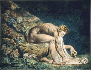 “Newton” by William Blake (1795) [http://www.blakearchive.org]