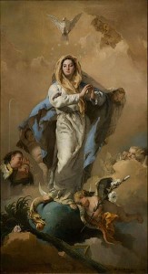 "The Immaculate Conception by Giovanni" by Battista Tiepolo, 1767