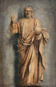 "Christ The Judge" by Laurent de La Hyre, c. 1650 [Musée du Louvre, Paris]