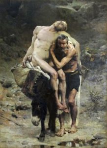 The Good Samaritan by Aimé-Nicolas Morot, 1880 [Petit Palais, Paris]