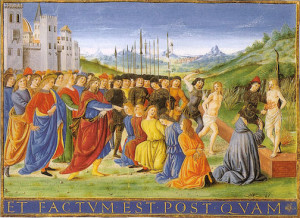 Martyrdom of the Maccabeus by Attavante degli Attavanti, c. 1450 [Vatican Library]