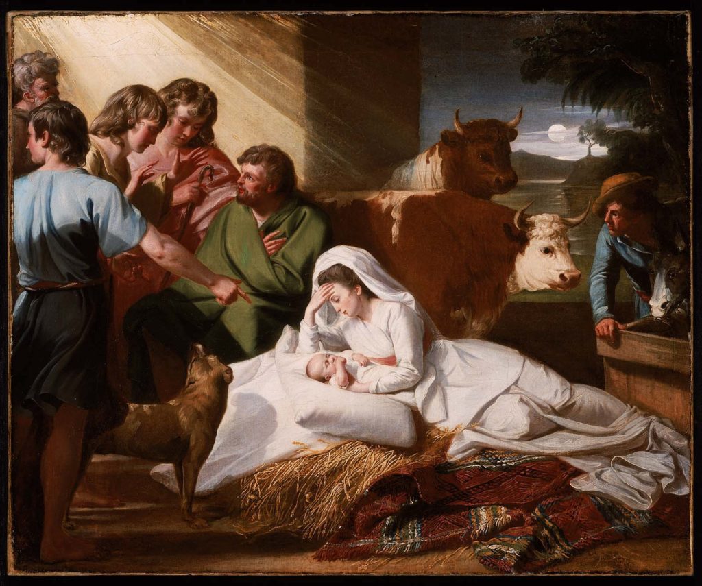 The Nativity by John Singleton Copley, c. 1776 [Museum of Fine Arts, Boston]