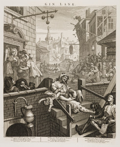 "Gin Lane" by Hogarth, 1751 