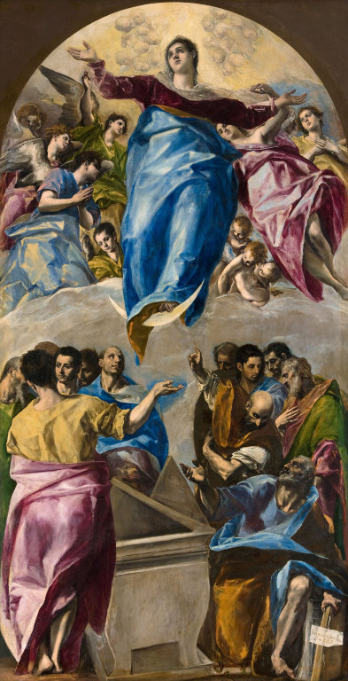 The Assumption by El Greco, c. 1578 [Art Institute of Chicago]