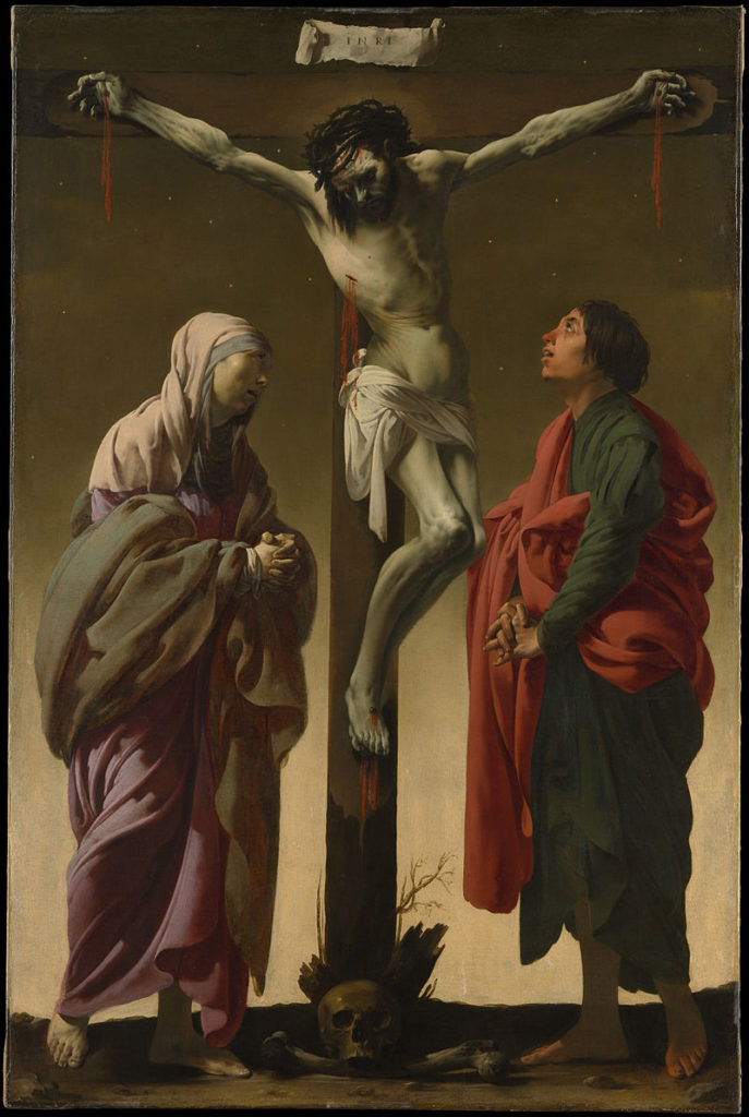 The Crucifixion with the Virgin and Saint John by Hendrick ter Brugghen, 1625 [Metropolitan Museum, NYC]