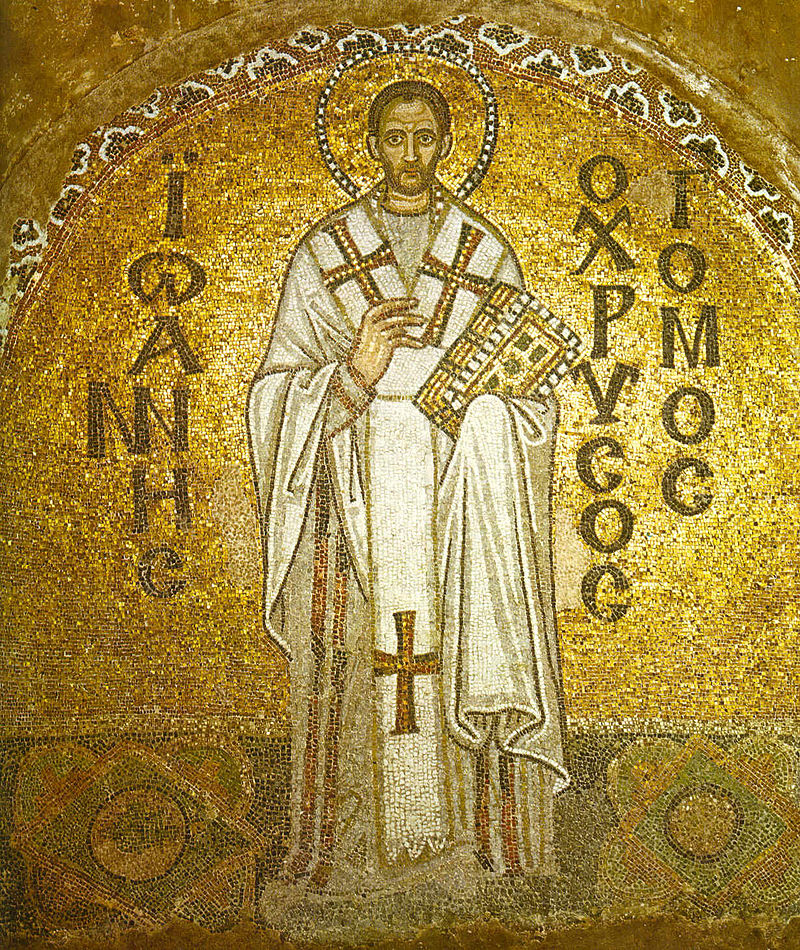 Mosaic of John Chrysostom, c. 570 [Hagia Sophia, Istanbul]
