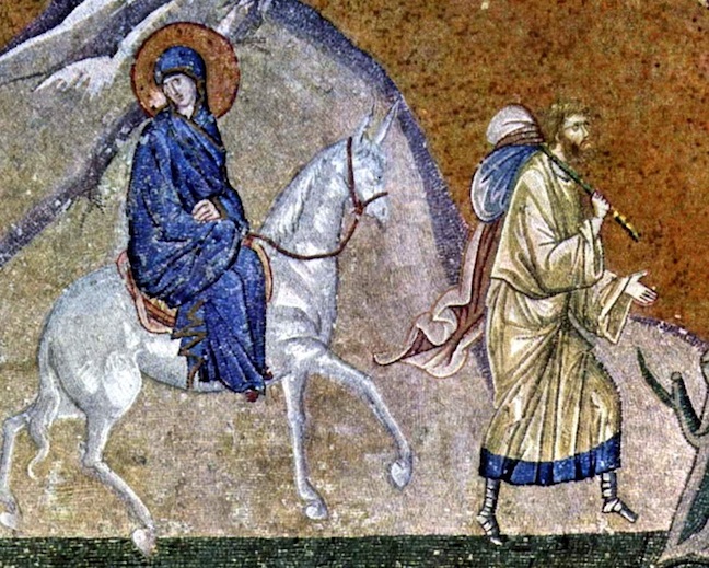 Journey to Bethlehem (c. 1320) [Church of the Holy Spirit, Chora, Turkey]