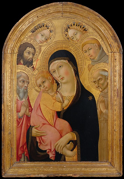 Madonna and Child by Sandro di Pietro, c. 1470 [The Met. NYC]