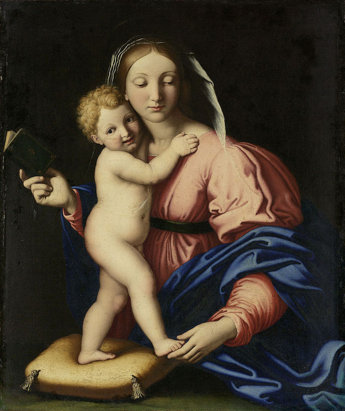 Madonna with Child by Sassoferrato, 1639 [Rijks Museum, Netherlands]