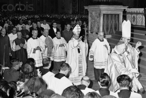 Pope Paul VI opens the First Synod of Bishops