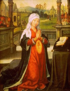 "Saint Anne and the Conception of Mary" by Jean Bellegambe, c. 1520 [Musée de la Chartreuse, Douai]