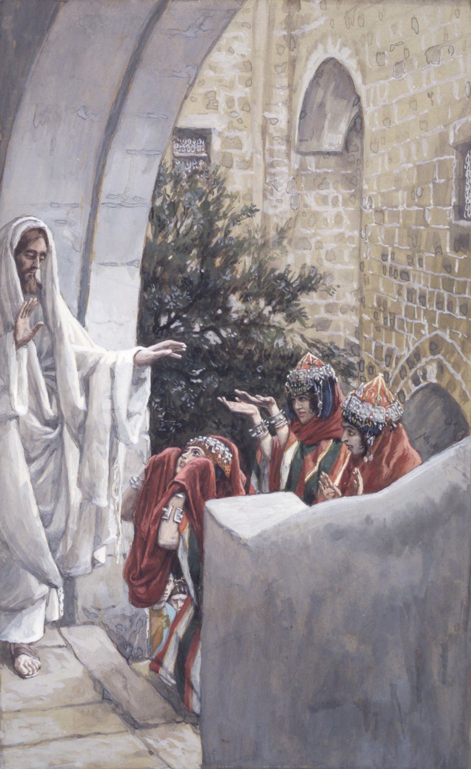 The Canaanite's Daughter (La Chananéenne) by James Tissot, c. 1890 [Brooklyn Museum]