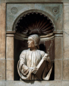 Bust of Marsilio Ficino by Andrea Ferrucci, c. 1521 [Il Duomo, Florence, Italy]