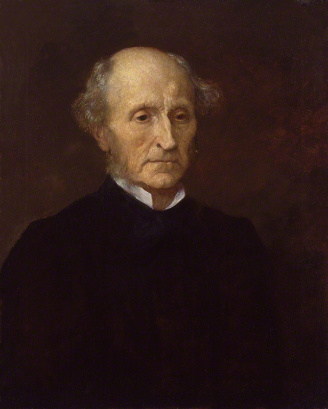 John Stuart Mill by G.F. Watts, 1895 [National Portrait Gallery, London]