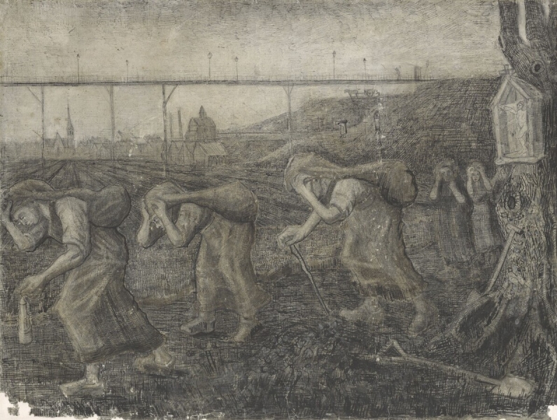 Bearers of the Burden by Vincent van Gogh, 1881 [©Kröller-Müller Museum, Otterlo, Netherlands]