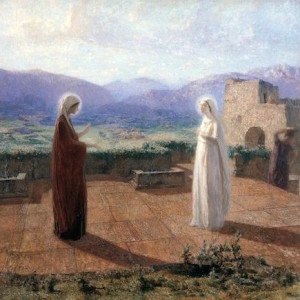 "Visitación de María a Isabel" by Angiolo D'Andrea, c. 1940