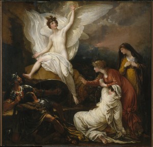 The Women at the Sepulchre (The Angel at the Tomb of Christ) by Benjamin West, 1805 [Brooklyn Museum]